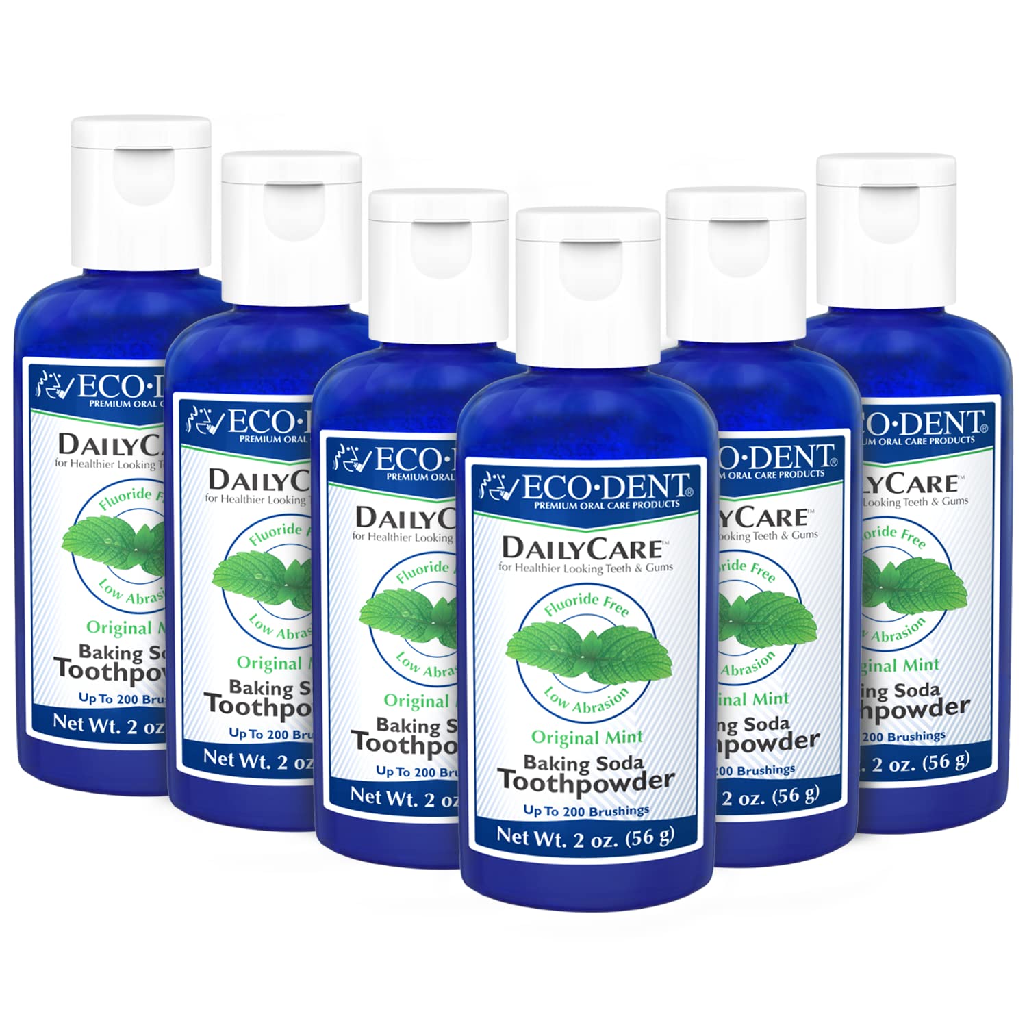 Amazon.com : Eco-Dent DailyCare Baking Soda Toothpowder, Mint